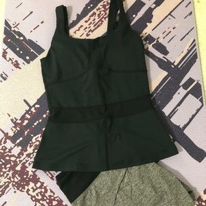 Lululemon Mesh Black Tank Top